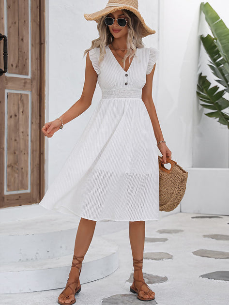 Little Butterfly Sleeve Dress(ノベルティ付) Mini Wrap Dress, Butterfly Sleeve, Black Pansy | Son de Flor
