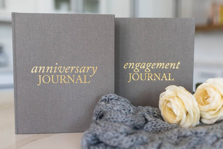 Anniversary Journal | Wedding Book | Gift for Wife or Spouse: Taupe
