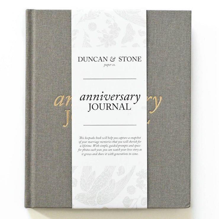 Anniversary Journal | Wedding Book | Gift for Wife or Spouse: Taupe
