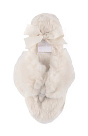 RINA THONG SLIPPERS S/M, IVORY