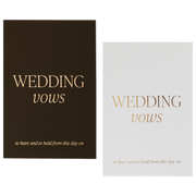 Wedding Vows Booklet Set - Wedding Gifts & Cards