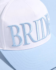 Something Blue Hat - embroidered hat, Bride Gift, Bachelorette