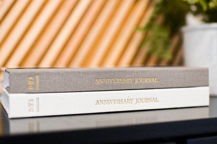 Anniversary Journal | Wedding Book | Gift for Wife or Spouse: Taupe