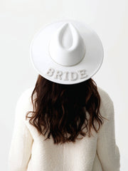 "BRIDE" BRIMMED HAT