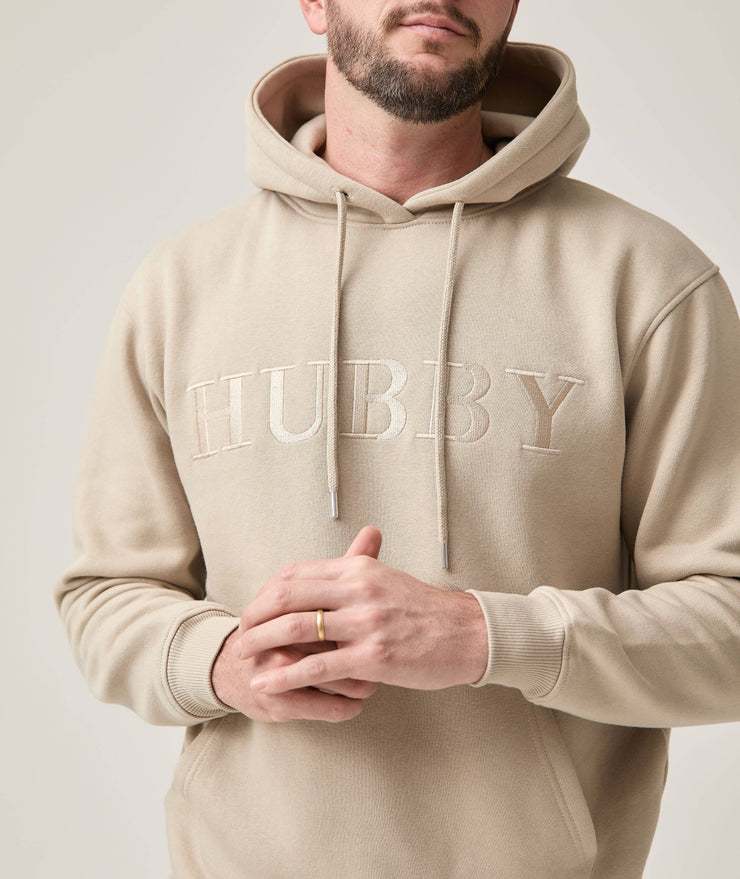 Hubby Hoodie - Stone