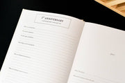 Anniversary Journal | Wedding Book | Gift for Wife or Spouse: Taupe