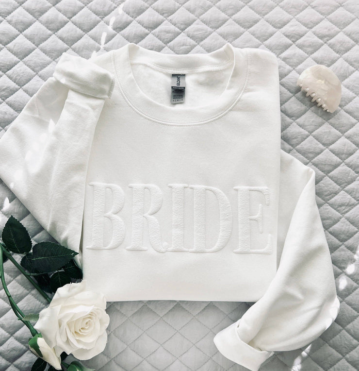 Bride Sweatshirt | Bride-to-Be Shirt | Bridal Shower Gift: X-Large