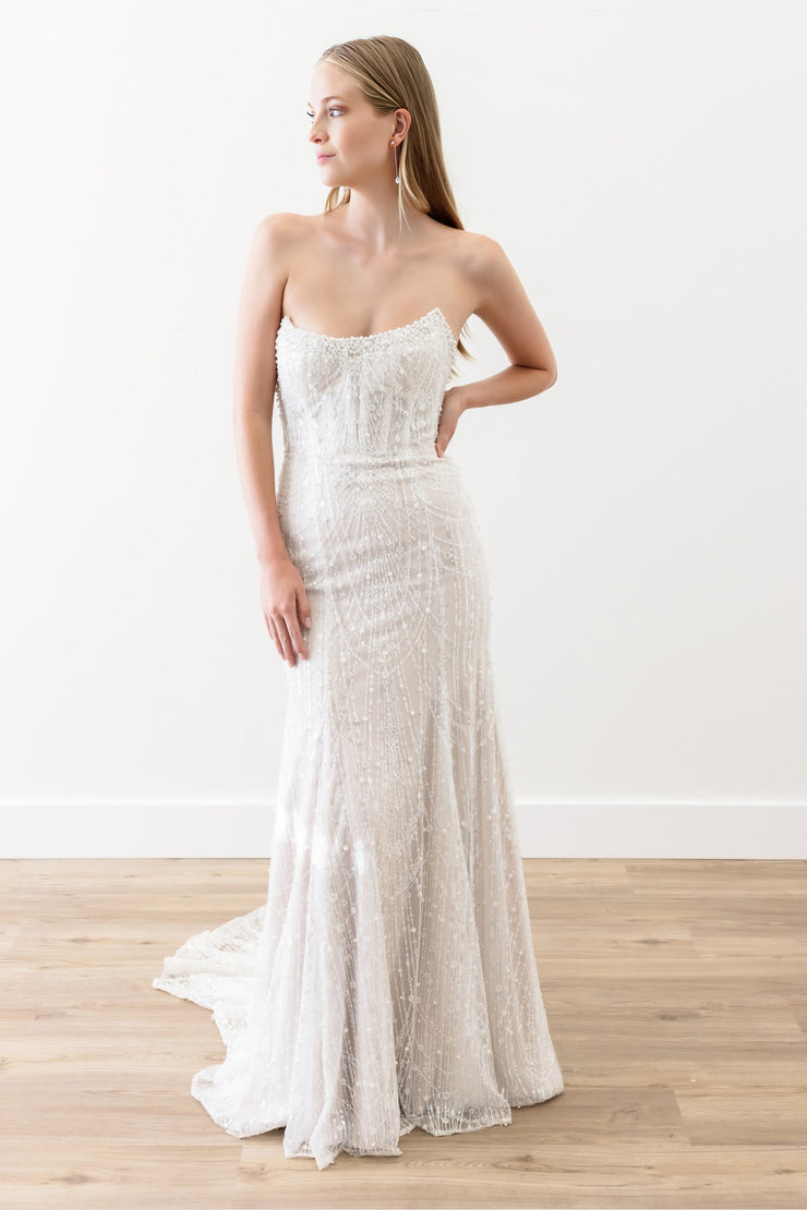 Willowby Watters Asa 59120 Willowby Bride Lace A-Line Wedding Dress 15 / Ivory-Tuscan Willowby Watters Asa 59120 Willowby Bride Lace A-Line Wedding Dress 15 / Ivory-Tuscan