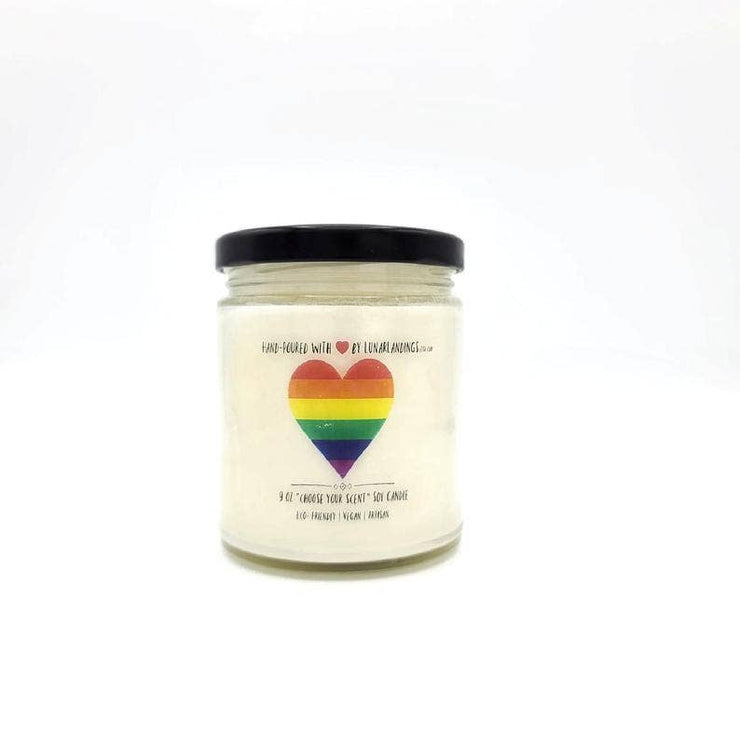 Pride- 9oz Soy Candle (PURCHASE WITH A PURPOSE)