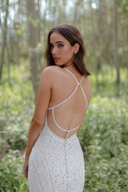 Shelby by Wilderly extural lace and a chic tie back make this look a total classic.