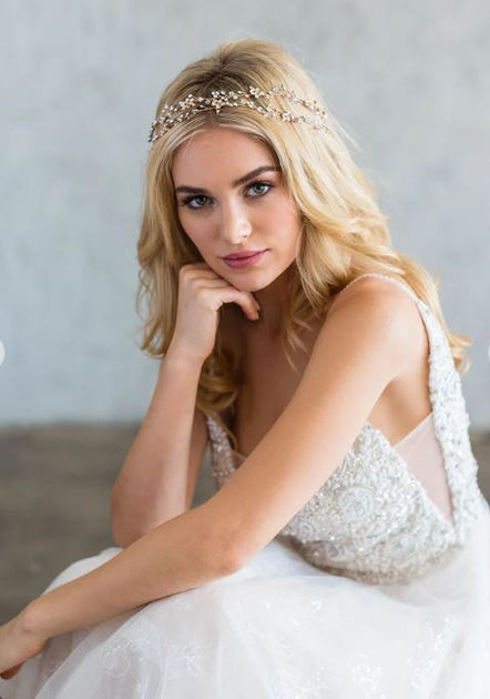 Brides & Hairpins “Gia” double halo hair piece Brides & Hairpins Gia Double Banded Halo Headpiece | Nordstrom main image 2