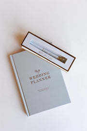 My Wedding Planner, Grey + Rose Gold Foil
