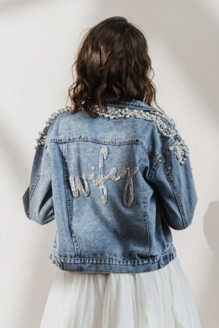 Wifey sales denim jacket